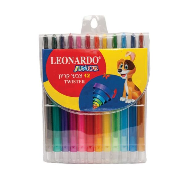 12 צבעי שעווה מתברגים