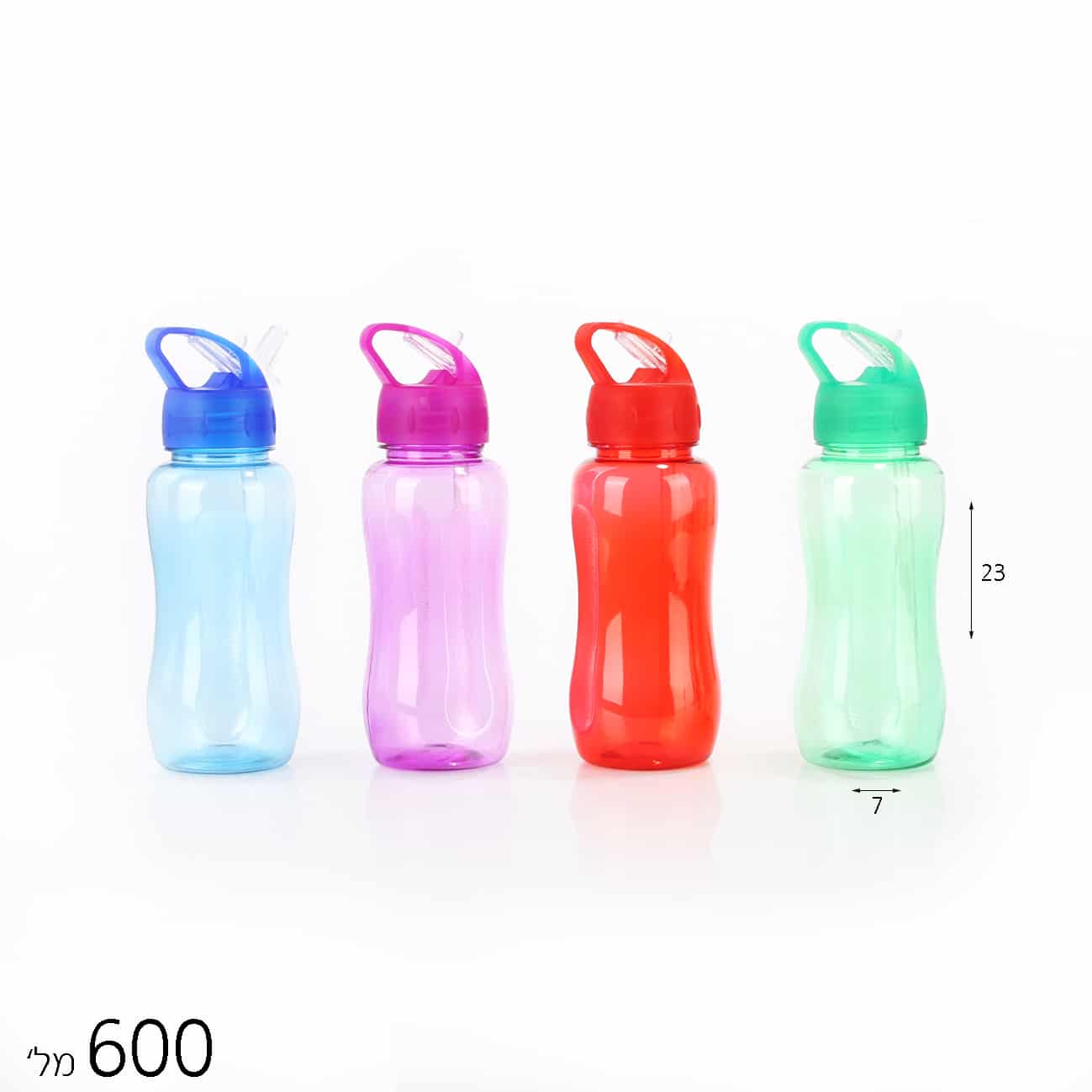 בקבוק קש 600 מ"ל