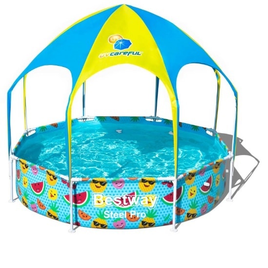 בריכה לילדים עם גזיבו 244*51 BESTWAY