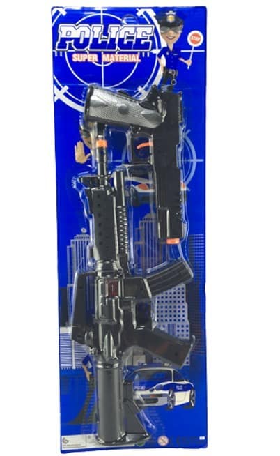 סט שוטר כולל רובה M-16 ואקדח בבליסטר 56 ס"מ