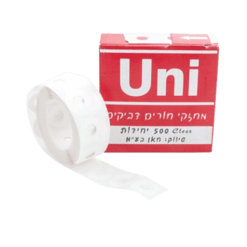 מחזקי חורים 500 יחידות שקוף