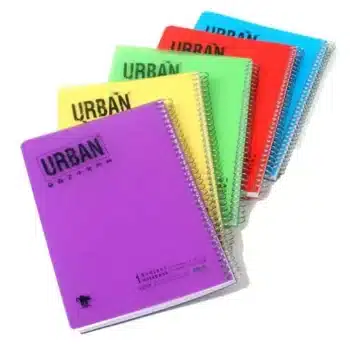 מחברת ספירלה URBAN צבע רגיל 1 נושא  A5 שורה  [קטן]