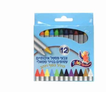 12 צבעי פסטל איכותיים