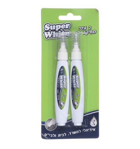 טיפקס מחיקה 2 יח' בבליסט Super White