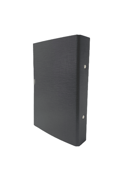 קלסר טבעות A5 דק קטן-שחור