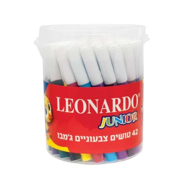 42 טוש ג'מבו עבה לאונרדו בכוס