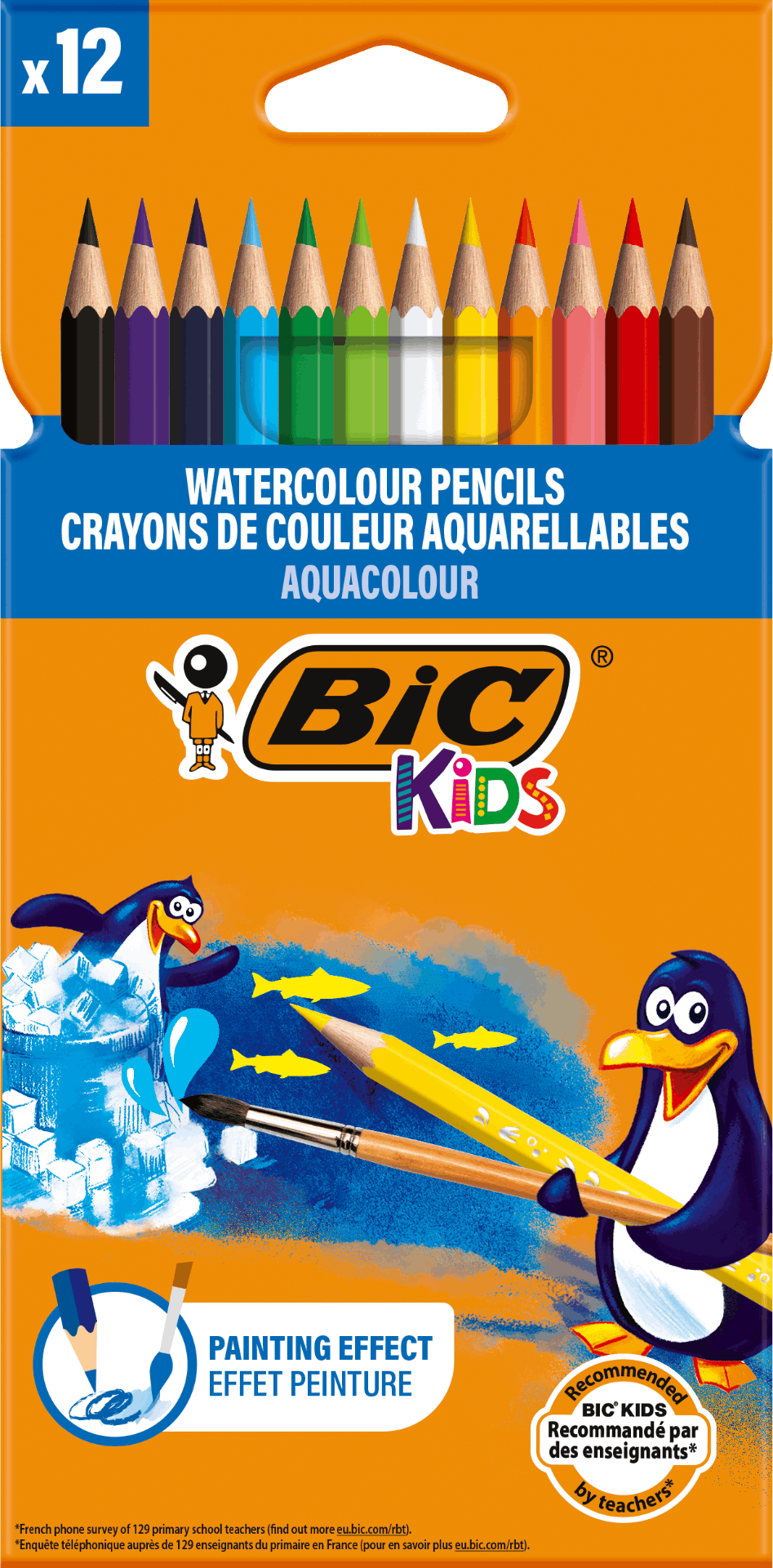 עפרון צבעוני צבעי אקוורל – ביק BIC