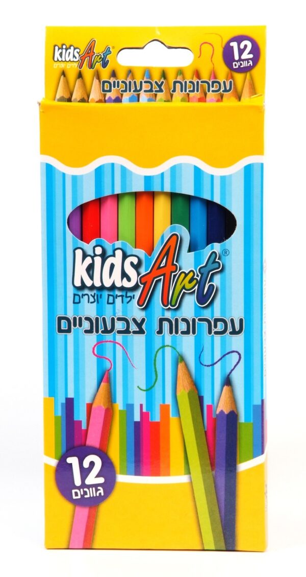 קידס ארט 12 עפרונות צבעוניים