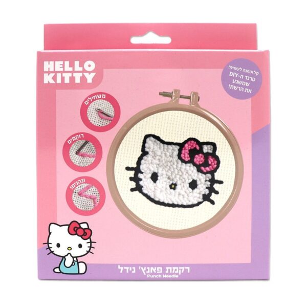 חישוק רקמה 15.24ס"מ הלו קיטי