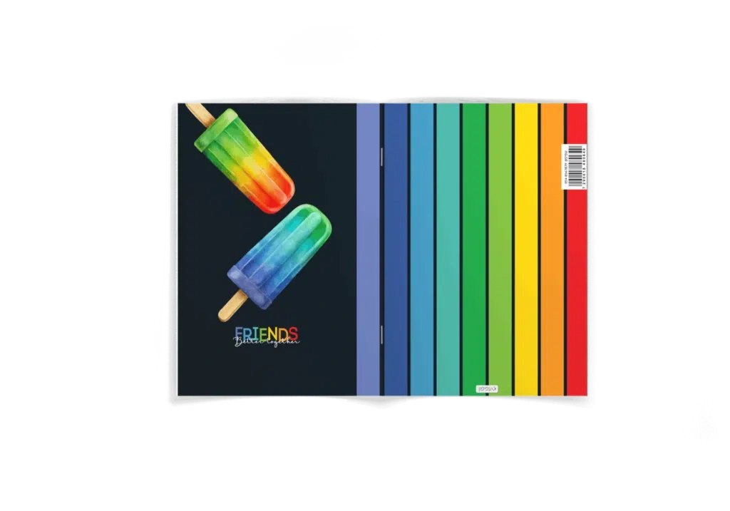 עטיפה למחברת – דגם ארטיקים