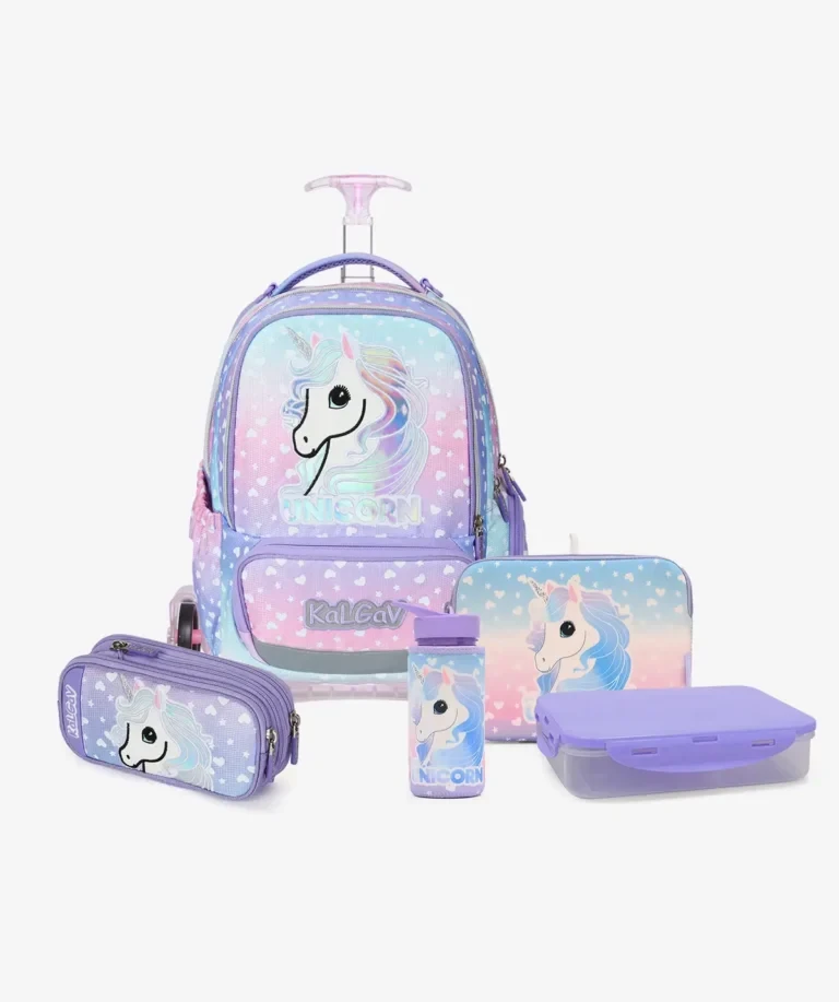 מארז קל גב מארז X-Fix trolley Unicorn חד קרן לילך