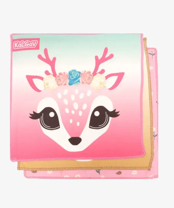 סט 3 מפיות אוכל Deer