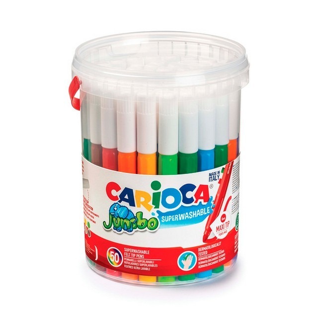 מארז 48 טושים עבים CARIOCA JUMBO