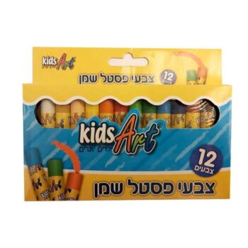 קידס ארט  12 צבעי פסטל