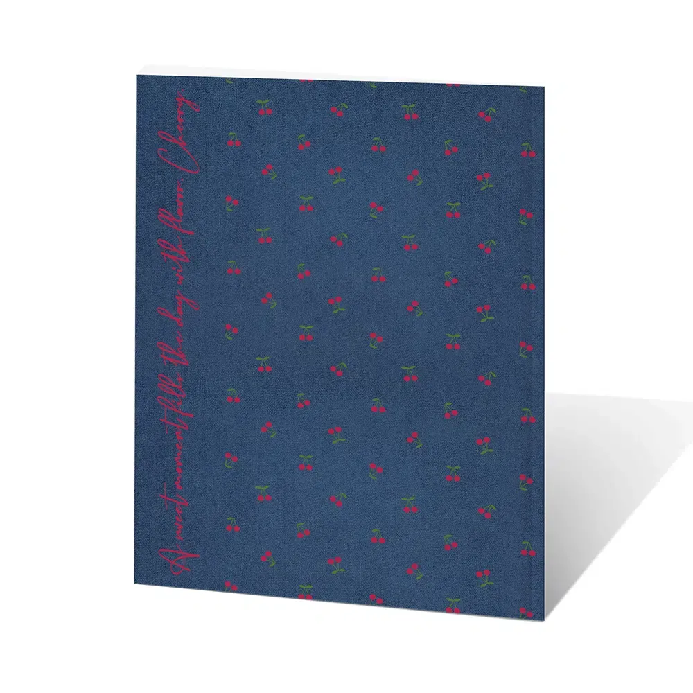 עטיפה למחברת – דגם דובדבן
