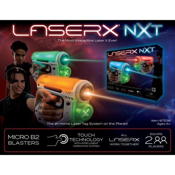 משחק לייזר טאג – Laser X NXT (זוג רובי לייזר)