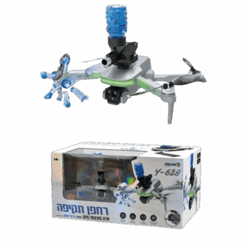רחפן תקיפה יורה פצצות מים