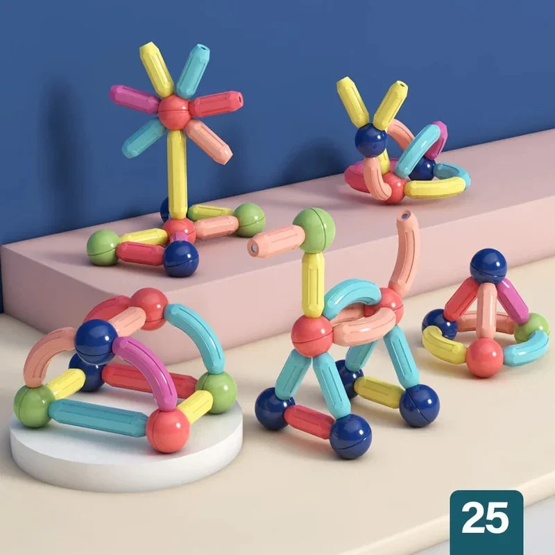 הרכבת מגנטים גולות 54 חלקים – תמונה 2