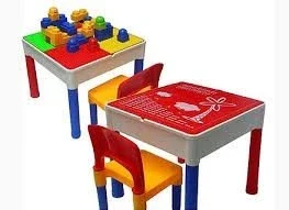 שולחן לגו+2 כסאות