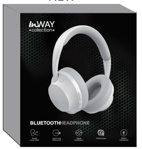 אוזניות Bluetooth לילדים בצבע לבן – InWay Collection