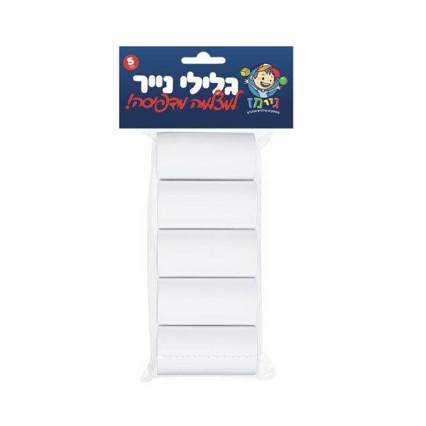 5 גלילי נייר למצלמה מדפיסה