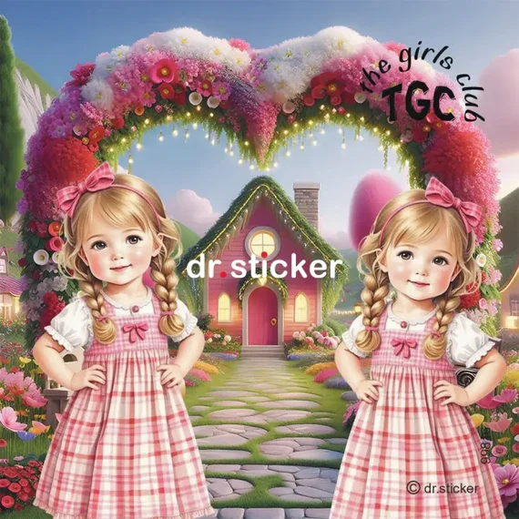 גליל מדבקות ד"ר סטיקר- Dr Sticker החלום של כל ילדה – תמונה 12