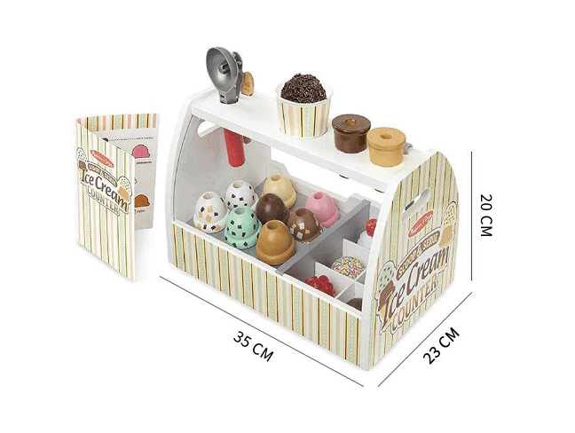 דוכן גלידה מעץ Melissa & Doug מליסה ודאג