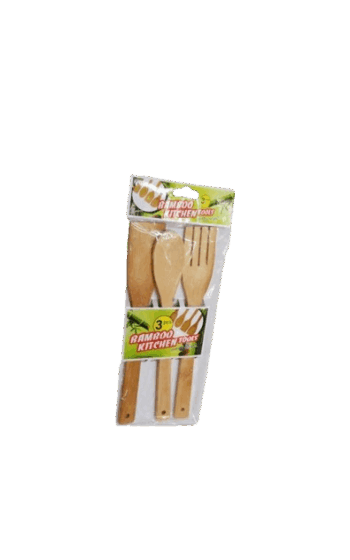 סט שף עץ לטבח – 3 חלקים