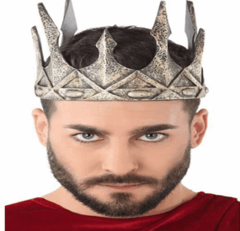 כתר מלך מפואר מחומר PU איכותי