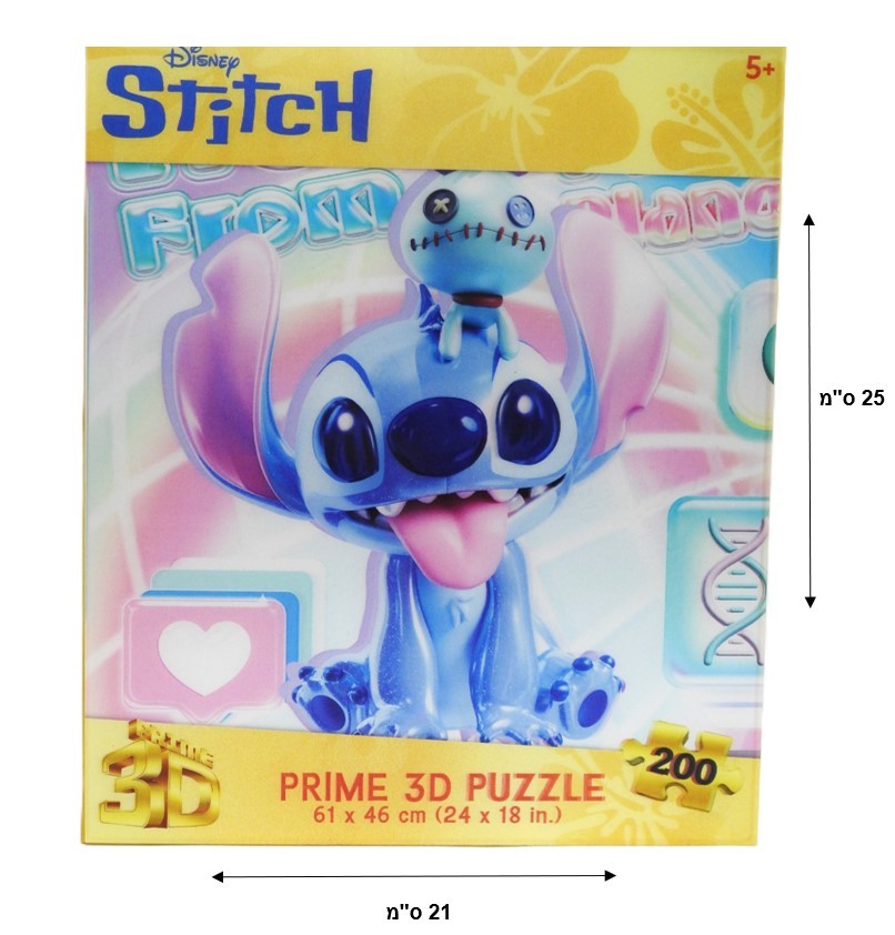 פאזל תלת מימד סטיץ' 200 חלקים