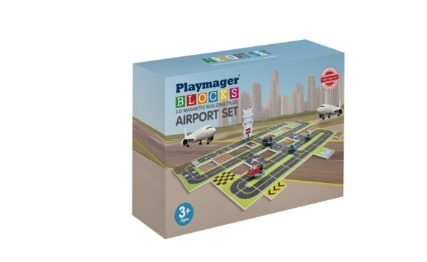 מגנטים נמל תעופה 60 חלקים Playmager