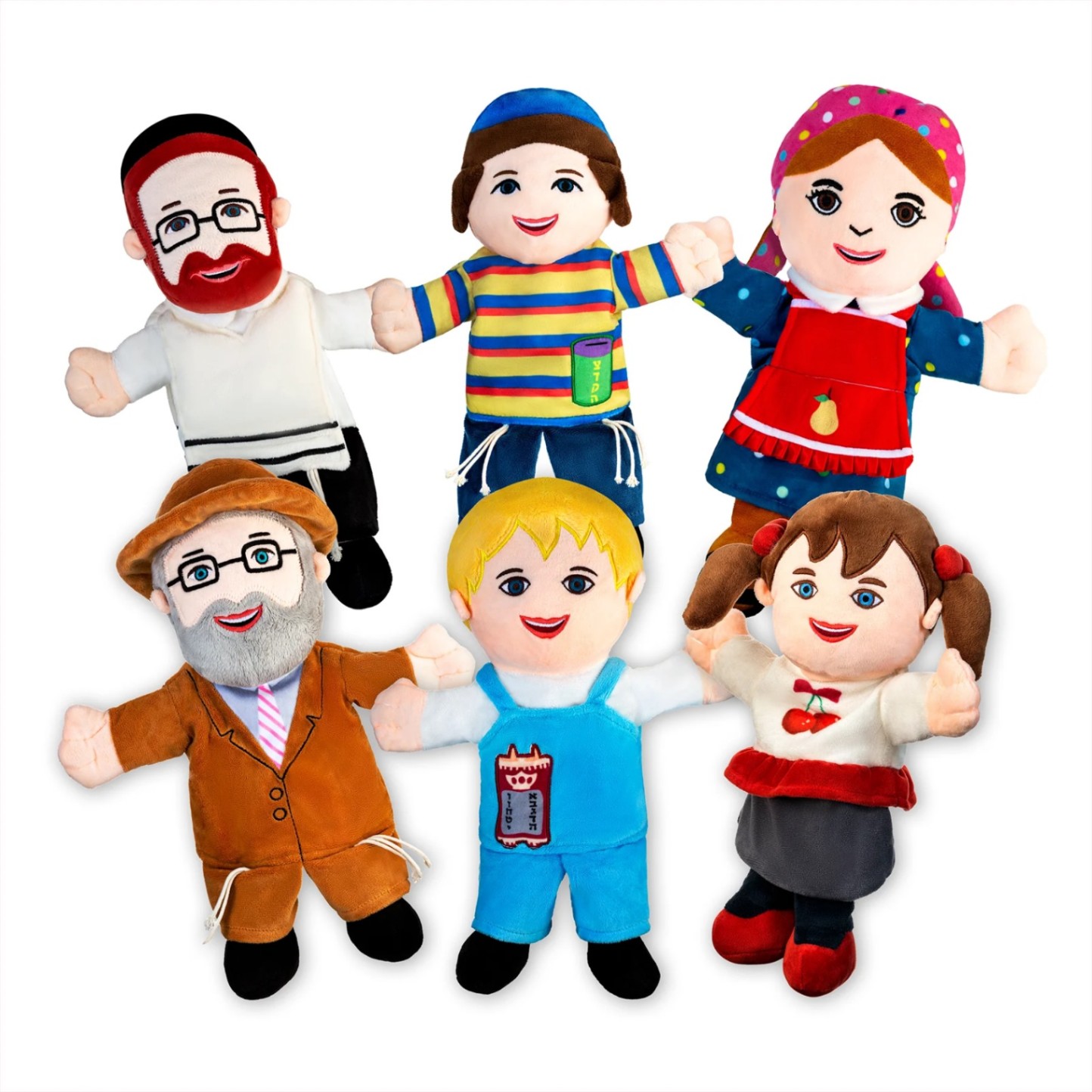 מצווה קינדער מנצ'עלך סט 6 בובות תאטרון – תמונה 2