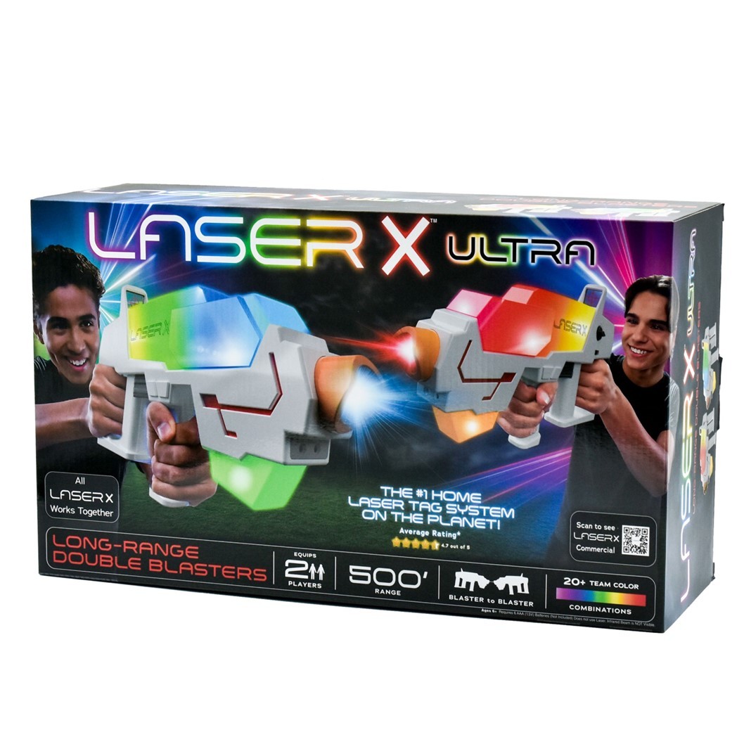 משחק לייזר טאג Ultra מבית Laser X - למרחק 500 מטר
