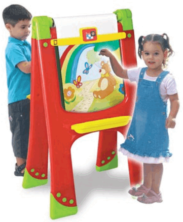לוח ציור דו צדדי גדול לילדים – תמונה 2