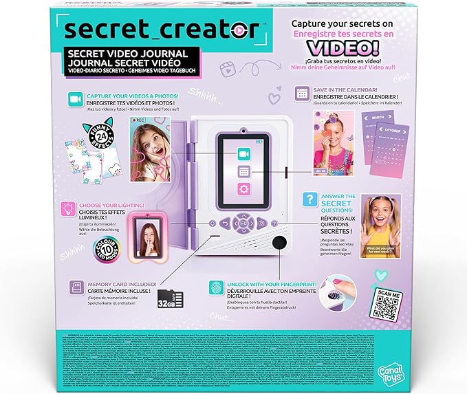 יומן וידאו סודי לילדים – Secret Creator – תמונה 6