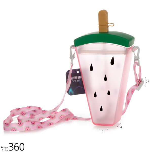 בקבוק שתיה 360 מ"ל אבטיח