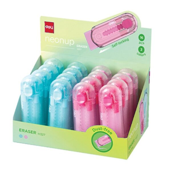 מחק נשלף בגוף פלסטיק Deli Neonup