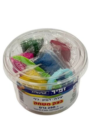 בצק משחק ליצירה בגביע זפיר -250 גר'