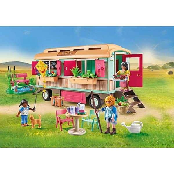 פליימוביל חווה – עגלת בית קפה עם גינת ירק 71441 – תמונה 2