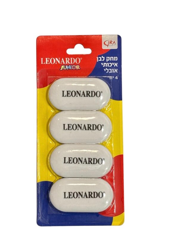 מחק אליפסה לבן לאונרדוסט 4X יח'