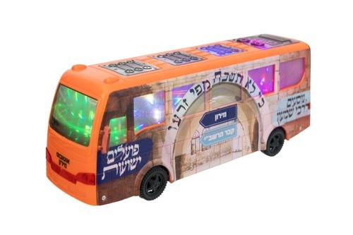 אוטובוס מירון מנגן נוסעים לרבי שמעון