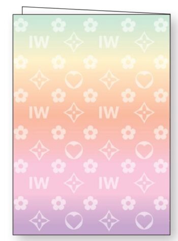 IWסט 10 ניירות עטיפה למחברות A5 אול אובר מעבר צבעים