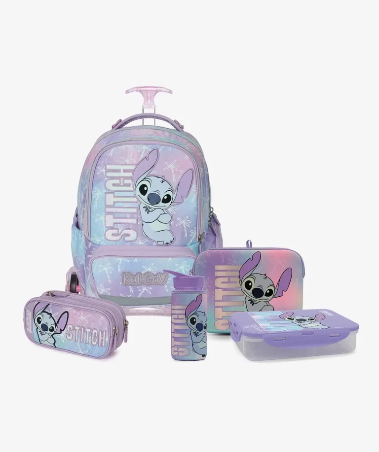 המארז המושלם X-FIX קל גב- סטיץ סגול TROLLEY Stitch