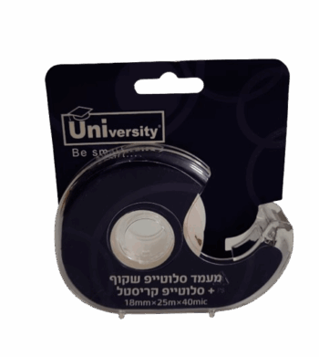מעמד סלוטייפ שקוף +סלוטייפ