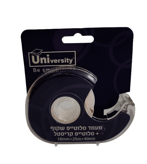 מעמד סלוטייפ שקוף +סלוטייפ