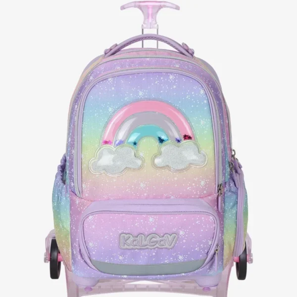 המארז המושלם X-FIX קל גב - TROLLEY Rainbow – תמונה 4